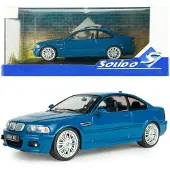 Solido BMW M3 coupe (E46) 2000 Blauw Modelauto 1/43