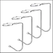 MaxPower Metalen haak kleerhanger Tashaak kleerhanger Kerstkoushanger Kerstveiligheidshanger Handvat voor