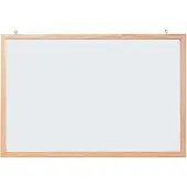 Franken Wit lakleienbord met houten frame, 60 x 40 cm