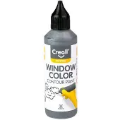 Creall Raamverf - contour 12 zilver - Windowcolor - 80ml