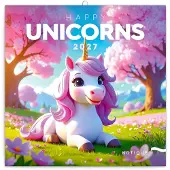 Presco Happy Unicorns Kalender 2027