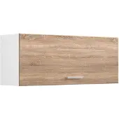 Vicco Hangkast R-Line, Sonoma/Wit, 100 cm Plat