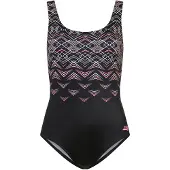 Zoggs Elektrisch Scoopback-eendelig zwempak voor dames (Zwart)