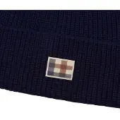 Aquascutum Unisex Active Wool Blend muts voor volwassenen (Marineblauw)