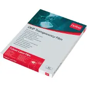 Nobo transparanten voor kleurenlaserprinters (50 bladen)