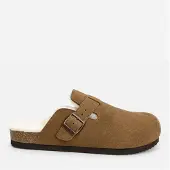 CPH Comfort suède gevoerde bio klompen - Camel