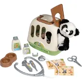 Smoby dierenverzorger reismand panda speelgoedset met accessoires.