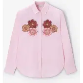 Sissy-Boy Lichtroze poplin blouse met embroidery | Maat: XL