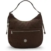 Kipling Schoudertas 'Khloe Leo' donkerbruin