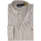 Ralph Lauren Overhemd grijs / wit