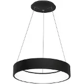 ROSSINI ILLUMINAZIONE Chopin LED-pendellamp, 60W, 3000K, 6580 lm, IP20, zwart – Rossini