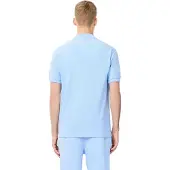 Lacoste Unisex L.12.12-poloshirt voor volwassenen, gewassen (Lichtblauw)