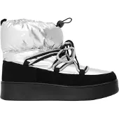 Steve madden Zienna-sneeuwlaarzen met blokhak voor dames (Zilver)