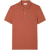Lacoste Heren L.12.12 Pique Slim Poloshirt (Rood)