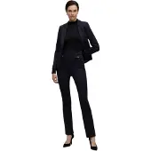 HUGO BOSS Dames/Dames Slim Broek (Donkerblauw)