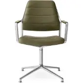 Vipp Bureaustoel Vipp455 Swivel Chair Bosco Leather / Glijdoppen