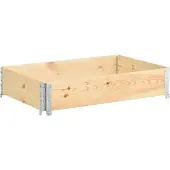 vidaXL Plantenbak verhoogd 50x100 cm massief grenenhout
