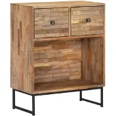 vidaXL Dressoir 60x30x75 cm gerecycled teakhout