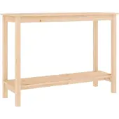 vidaXL Wandtafel 110x40x80 cm massief grenenhout