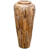 vidaXL Decoratievaas 40x80 cm massief teakhout