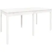 vidaXL Tuintafel 159,5x82,5x76 cm massief grenenhout wit