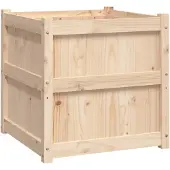 vidaXL Plantenbak 60x60x60 cm massief grenenhout