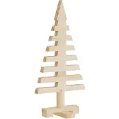 vidaXL Kerstdecoratie kerstboom 60 cm massief grenenhout