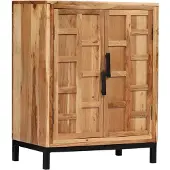 vidaXL Dressoir 60x35x76 cm massief acaciahout bruin