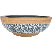 vidaXL Opzetwasbak rond Φ41x14 cm keramiek meerkleurig