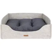 Amiplay Hygge Sofa Hondenkussen 2in1 M Beige - Zacht & Wasbaar