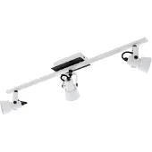Eglo 97373, Wandlamp, GU10, 3 lampen, LED, 400 lm, Zwart, Wit
