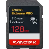SanDisk Extreme PRO 128GB SDXC 310MB/s UHS-II V90