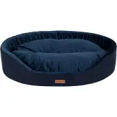 Amiplay Siena XXL Hondenkussen Ovaal - Comfortabel & Duurzaam - Marineblauw