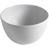 Sapho Dome hoge keramische opbouwwastafel Ø45,5cm wit