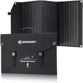 Bresser Mobiele zonnelader 90 watt met USB- en DC-aansluiting