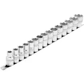 Kippers Rijssen 1/2" Doppenrail, 15dlg