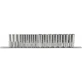 Kippers Rijssen 3/8" Doppenrail lang, 15dlg