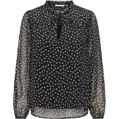 ONLY Blouse 'ONLDITSY' chamois / zwart