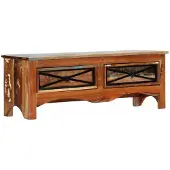 vidaXL Tv-meubel 120x30x40 cm massief gerecycled hout
