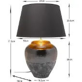 Kare Vloerlamp Luma, blauw, Woon-/ Eetkamer, Textiel / Stof / Zijde, Scandinavisch, vloerlamp
