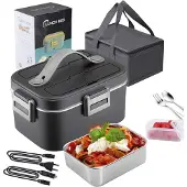 OEM Elektrische lunchbox, snelle opwarming, lekvrij ontwerp, 75W, 1,8 liter