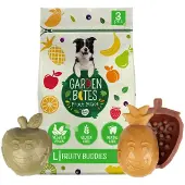 Garden Bites duvoplus - Fruity Buddies Hondensnacks - Hondensnoepjes - Vegetarisch & Glutenvrij - Large 3st