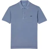 Lacoste Unisex-poloshirt voor volwassenen in dezelfde kleur (Blauw)