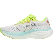 Saucony Loopschoen 'RIDE 19' neongeel / oranjerood / zwart / wit