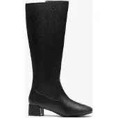 Clarks Iridessa Glow Black Leather Laarzen