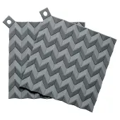 Rig-Tig by Stelton Hold-On pannenlappen vierkant 20,5 cm silicone grijs 2 stuks
