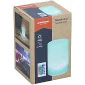 Grundig Tafellamp LED - Tafellamp met Kleurverandering en Afstandsbediening - Nachtlamp Volwassenen - Led Lamp met Meerdere Lichteffecten - Werkt op Batterijen