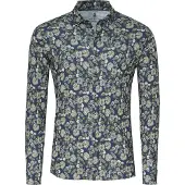 Desoto Overhemd Casual Kent Blauwgroen heren