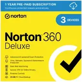 Norton Security Deluxe | 3 installaties | jaarlicentie | non-stop bescherming