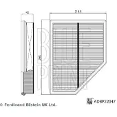 Blue Print ADBP220246 Luchtfilter